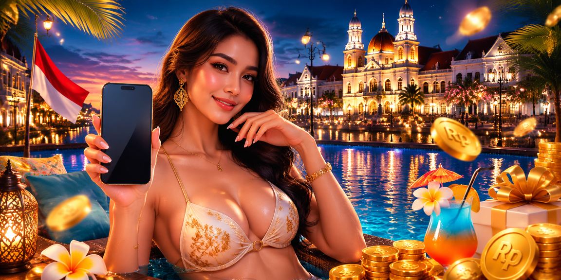 Tampilan aplikasi casino festival dengan antarmuka penuh warna